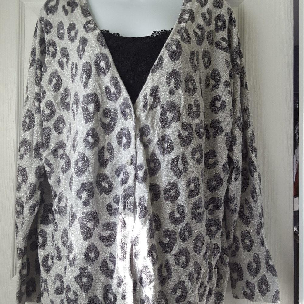 Old navy 2x metallic cardigan